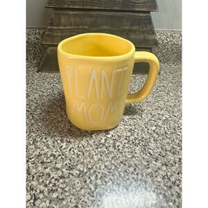 Rae Dunn Plant Mom Mug Mother's Day Mom Grandma Gift Yellow Ceramic Mug